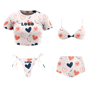 Conjunto de Bikini de 2 Piezas para Mujer, Traje de Baño Premium, Top Triangular Ajustable, Braguita de Cintura Alta, Ropa de Playa - Product Image 2
