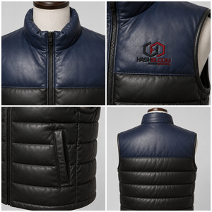 Gilet matelassé décontracté de haute qualité, conçu sur mesure, rembourré 100 % polyester, séchage rapide, respirant, fermeture éclair, pour l'hiver - Product Image 6