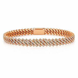 Bracelet tennis Solace Cuban Link en or 10k véritable, cultivé en laboratoire, 5 carats, prix de gros tendance Tw. Diamant de luxe certifié GRA pour - Product Image 5