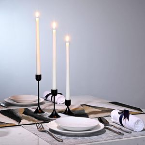 Candle Holder Metal Heavy Base for Room Decor Christmas Decorations Party Wedding Halloween Iron <b>Candlestick</b> Holder - Product Image 6