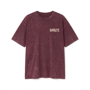 เสื้อยืดคอตตอนออร์แกนิคน้ำหนักเบาทรงโอเวอร์ไซส์ สไตล์สตรีทแวร์ คุณภาพสูง คอเต่า ล้างสีแบบแอซิดวอช ทรงบ็อกซี่ สกรีนโลโก้ได้ตามต้องการ สำหรับผู้หญิง - Product Image 2