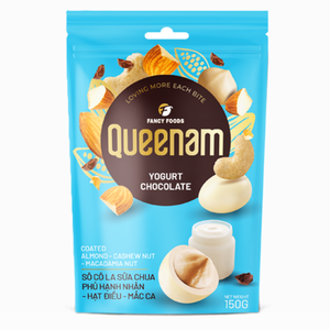 Productos Alimenticios para Dulces, Snacks y Postres HALAL 150G, Nueces de Almendra, Anacardos y Macadamia Cubiertos de Chocolate con Yogur, OEM/ODM Internacional - Product Image 1