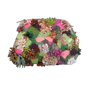 Indian Exporter Cotton Canvas <b>Beaded</b> Handmade Shoulder Bag <b>Large</b> Capacity Casual Daily Use Handbag Available For Sale - Product Image 5