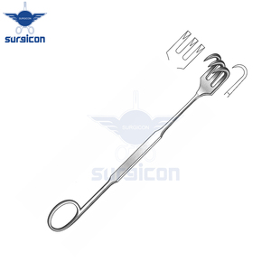 Retractor Meyerding de 18 cm (7 Pulgadas), Figura 4, Hoja Afilada de 5 x 10 mm, Retractor Quirúrgico de Acero Inoxidable, Instrumento Médico Reutilizable - Product Image 6