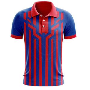 เสื้อโปโลซับลิเมชั่น ผ้าคุณภาพสูง เนื้อผ้าเรียบเนียน สวมใส่สบาย เหมาะสำหรับใส่ลำลองหรือเล่นกีฬา - Product Image 5