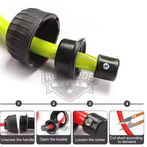 Corde à sauter d'entraînement en PVC de haute qualité, longueur personnalisable, pour usage professionnel en salle de sport, faible MOQ - Product Image 4