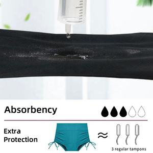 กางเกงขาสั้นออกกำลังกายเอวสูงสำหรับผู้หญิง ระบายอากาศ แห้งเร็ว สไตล์ลำลอง มีเชือกผูก กระชับรูปร่าง โลโก้สุดฮิต ผ้าไนลอน/สแปนเด็กซ์ ไซส์ XS - Product Image 6