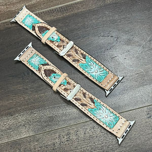 Bracelets de montre en cuir confortables au design classique, faits à la main, avec boucle à ardillon à dégagement rapide, en cuir de vache, bracelet de montre de remplacement - Product Image 4