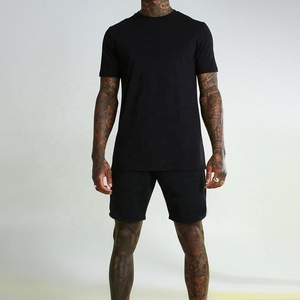 Ensemble double à manches courtes pour homme, Logo personnalisé, noir, meilleure vente, été, collection 2020 - Product Image 6