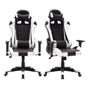 Modern High Back Executive <b>Gaming</b> <b>Chair</b> with <b>Reclining</b> Ergonomic PU Leather and Footrest - Product Image 4