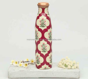 Botella de Agua Reutilizable Ecológica de Cobre, Diseño Moderno para Beber Agua, con Logotipo Personalizado - Product Image 2