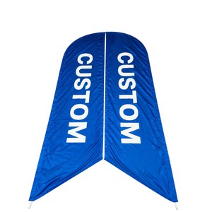 Drapeau plume en aluminium personnalisé pour l'extérieur avec impression numérique, drapeau de plage - Product Image 5