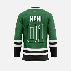 เสื้อฮอกกี้น้ำแข็งแบบซับลิเมชั่นสั่งทำพิเศษ |   เสื้อทีมขายส่งแบบ OEM |   รับทำโลโก้ ชื่อ และหมายเลขตามสั่ง - Product Image 6