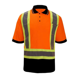 เสื้อกั๊กตาข่ายสีเหลืองสะท้อนแสงสำหรับผู้ใหญ่แอนซี่คลาส2 EN ISO Class 1ป้ายยี่ห้ออุตสาหกรรม - Product Image 1