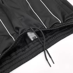 Custom Solid Streetwear Sweatsuit with Embroidery <b>Zip</b>-<b>Up</b> <b>Jacket</b> & Jogger Pants Breathable Lightweight Windbreaker for Men - Product Image 6