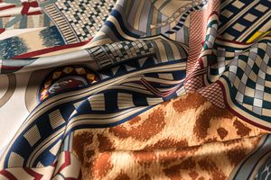 Fashion Women <b>Silk</b> Scarf Custom Printed Mulberry <b>Silk</b> <b>Head</b> Scarf Luxury Square Neck <b>Wrap</b> Personalized Design Wholesale - Product Image 4