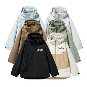 Chaqueta Impermeable y Cortavientos con Capucha, Unisex, 100% Poliéster, para Senderismo, Talla Grande, para Deportes de Escalada al Aire Libre, para Hombre - Product Image 5