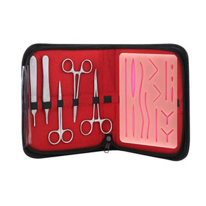 Kit complet d'entraînement à la suture avec matériaux de simulation, outils de formation médicale pour l'apprentissage des techniques de sutures - Product Image 1