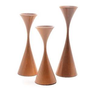 Candelabro Decorativo de Madera, Pieza Decorativa para el Hogar con Elegante Diseño de Linterna y Frasco - Product Image 3