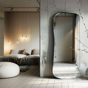 Espejo de Pared Metálico Moderno y de Lujo, Único, para Decoración del Hogar, Bar Mitzvah y Bodas, de la India - Product Image 4