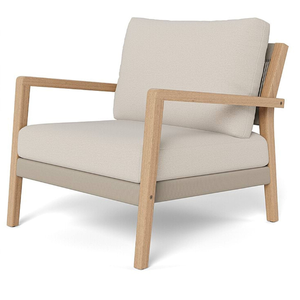 Wholesale Price Product Outdoor Teak Lounge Chair <b>Sofa</b> with Weather Resistant <b>Material</b> For Home Garden Furniture - Product Image 2