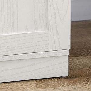 Armadio Dispensa da Cucina Autoportante a 14 Ripiani da 160 cm, con 2 Ante e Ripiani Regolabili, per Soggiorno e Sala da Pranzo - Product Image 3