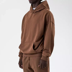 Sweat à capuche décontracté oversize pour homme en coton mélangé, tissu polaire coupe-vent, écologique - SHIFT SPORTS - Product Image 4