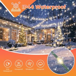 330FT Extra-Long Christmas <b>Lights</b> 1000 LED 8 Modes 8 Brightness Levels IP44 Waterproof Remote <b>Timer</b> 8 Modes 8 Brightness Levels - Product Image 3