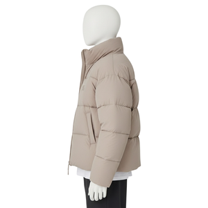 เสื้อแจ็คเก็ตพัฟเฟอร์แบบมีซิปเต็มตัว คอตั้ง บุใยหนา สำหรับฤดูหนาว ระบายอากาศได้ดี ผลิตจากผ้าโพลีเอสเตอร์/คอตตอนเคลือบผิวอย่างดี เป็นมิตรต่อสิ่งแวดล้อม ขายส่งคุณภาพสูง - Product Image 2