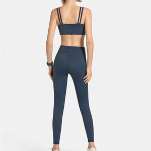Breathable Solid 3-Piece <b>Yoga</b> Set for Women with Automatic-Cut Technology Quick Dry Fabric for <b>Pilates</b> & Gym Workouts - Product Image 4