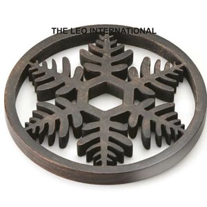 Durable Classic Wooden <b>Trivet</b> with Eco-Friendly Handmade Finish Protect Surfaces in Homes Cafes & Workspaces - Product Image 4