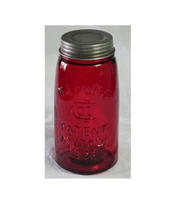 Pot en verre avec couvercle en métal, récipient de stockage hermétique pour cuisine, garde-manger, aliments, épices, bonbons, organisation du rangement - Product Image 1