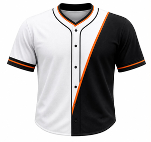 Uniformes de Béisbol Profesionales de Alta Calidad al por Mayor, Camisetas Personalizadas para Equipos, Spandex/Poliéster de Secado Rápido y Absorción de Humedad - Product Image 4