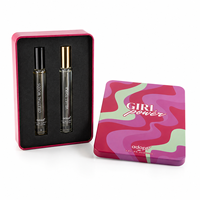 Boîte en étain personnalisée pour l'emballage de parfums, boîte à parfum en métal personnalisée avec insert en EVA, fabricant OEM ODM