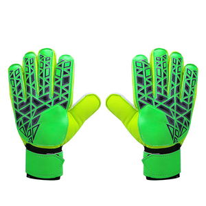 Gants de gardien de but de football personnalisés, en cuir PU, antidérapants, respirants, séchage rapide, sangle de poignet réglable, fermeture auto-agrippante - Product Image 5