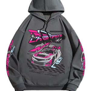 Sudadera con Capucha Personalizada para Hombre, Impresa, Transpirable, Cómoda, Antiarrugas, de Secado Rápido, de Algodón, Felpa/Poliéster, con Cierre de Cremallera - Product Image 1