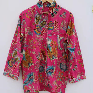 ชุดนอนผ้าฝ้ายพิมพ์ลายสัตว์สำหรับผู้หญิง แบรนด์ Naaz Textile ชุดลำลองใส่สบายสำหรับฤดูร้อน เนื้อผ้านุ่ม ระบายอากาศได้ดี - Product Image 1