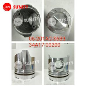 TAIWAN SUNITY S6B3 Ensemble de pistons diesel OEM 34A17-00400 Diamètre 135 mm 6 cylindres 4 temps Haute efficacité Hors-bord ISO9001 - Product Image 1