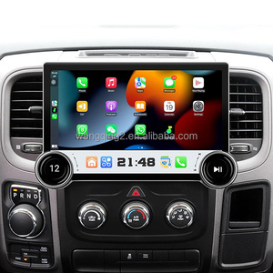 Bảng điều khiển 9 inch Android 12 IPS màn hình cảm ứng đa phương tiện âm thanh xe hơi tự động âm thanh nổi đài phát thanh xe hơi cho Dodge Ram 2013 2018 - Product Image 1