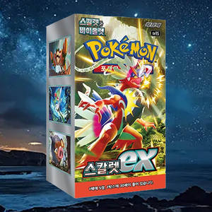 Caja de Sobres del Juego de Cartas Coleccionables Pokémon Scarlet ex, Cartas de Personajes de Anime Coreano, Cartas Pokémon Coleccionables, Artículo de Colección Popular - Product Image 4