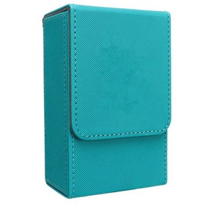 Boîte de rangement en cuir PU écologique pour cartes de poker et cartes à collectionner, 100 pièces, jeu de cartes personnalisable - Product Image 1