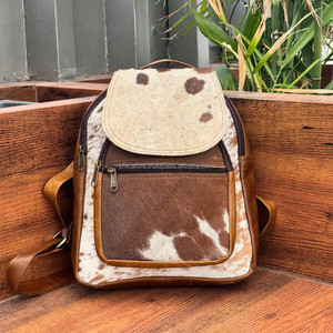 Nouveau sac à dos en cuir de vachette de qualité supérieure sac à dos en cuir véritable occidental sac de voyage minimaliste Boho randonnée sac à dos en cuir - Product Image 4