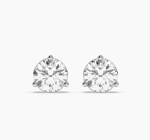 Pendientes de Diamantes Cultivados en Laboratorio de Oro de 14 Quilates Hechos a Mano para Mujer, Joyería de Aniversario Chapada en Oro con Certificación IGI Vintage - Product Image 5