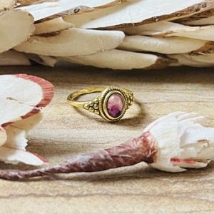 Trendy High Demand Amethyst Brass <b>Ring</b> 18k Gold Plated <b>Statement</b> <b>Ring</b> For Womens Handmade Ornate Dainty Fashionable <b>Ring</b> - Product Image 3