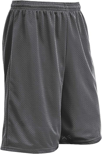 Shorts de sport en maille de couleur unie personnalisés, respirants, à séchage rapide, pour hommes, pour la salle de sport, l'entraînement et les tenues décontractées - Product Image 6