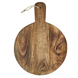 Nouvelle arrivée Planche à découper en bois d'acacia pour la cuisine, la décoration d'hôtel, la découpe de fruits, légumes et aliments, taille, forme et couleur personnalisées - Product Image 6