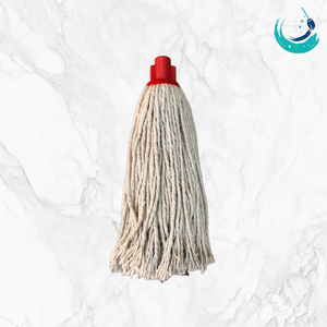 KSR High Quality Cotton White Yarn Socket <b>Mop</b> Heads with Four Colour Clip Holder for Floor <b>Cleaning</b> System Cut End - Product Image 5