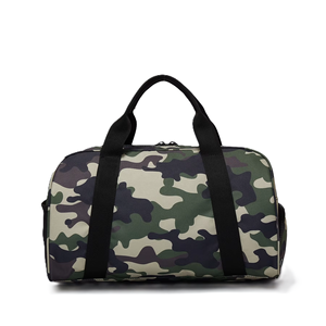 Sac de sport professionnel en polyester Oxford imperméable à grande capacité avec motif camouflage, base renforcée, robuste - Product Image 5