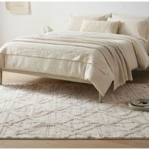 Best Price Modern Geometric Pattern Area <b>Rug</b> Rectangle Wool Rayon Polyester Flat Weave Reversible Living Room Use - Product Image 3