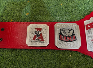 Ceinture de champion Alabama Crimson pour adultes, cuir de qualité supérieure, 2 mm 4 mm, zinc durable et confortable - Product Image 3